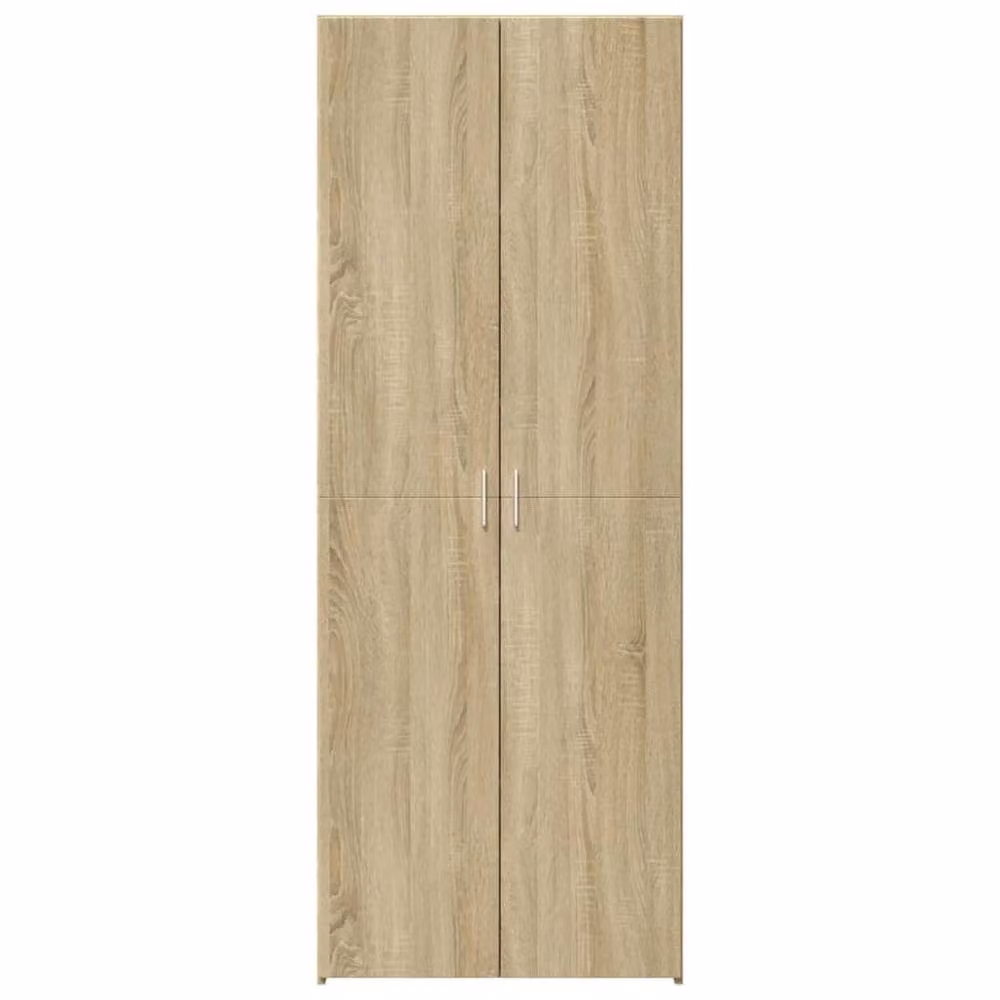 Berkfield Home Sonoma Oak Highboard in Light Brown, W/D/H: 80 x 42.5 x 185 cm – 2