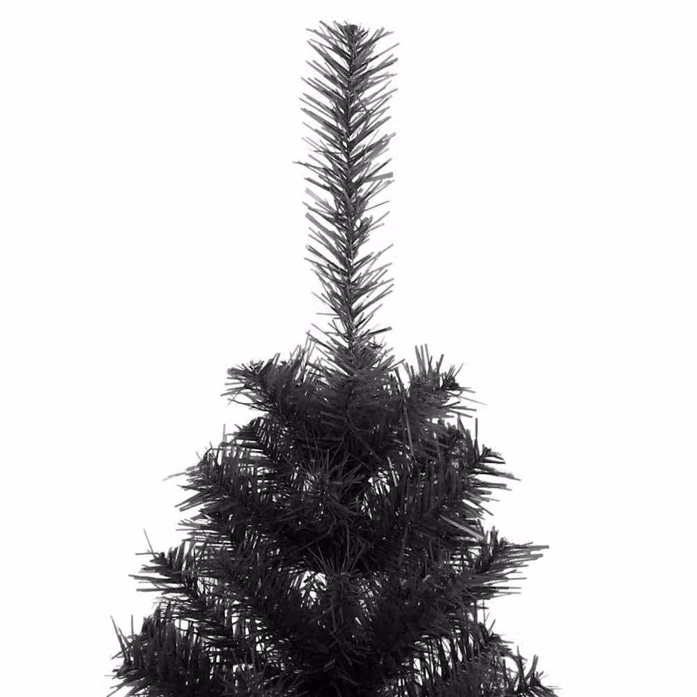 Berkfield Home Modern Artificial Christmas Tree in Black with Stand, Height: 150 cm – 4