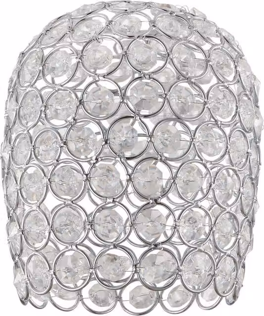 Eglo Bonares 1 Sphere Ceiling Light Shade with Chrome and Crystal Detailing in Silver