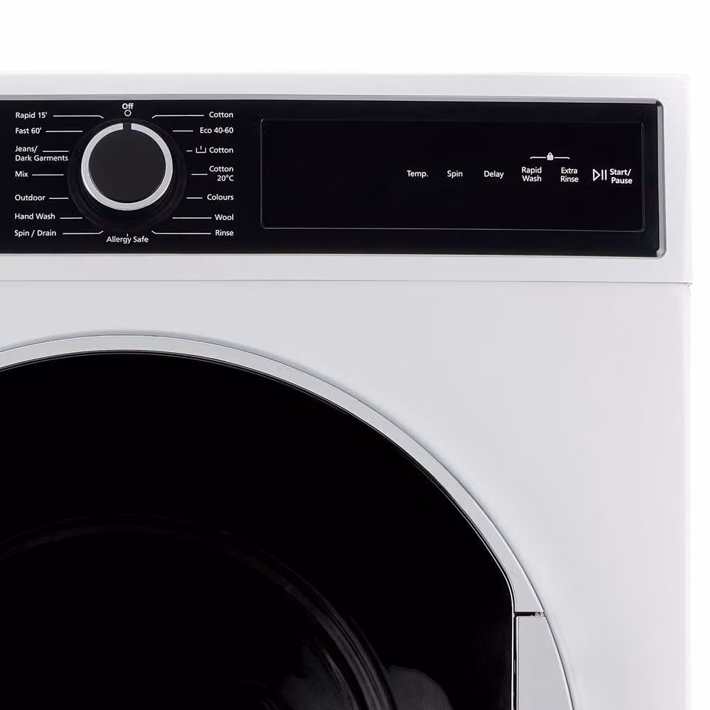 Montpellier White Freestanding 8kg Front Loader Washing Machine with 1400 RPM and A Energy Rating – 3