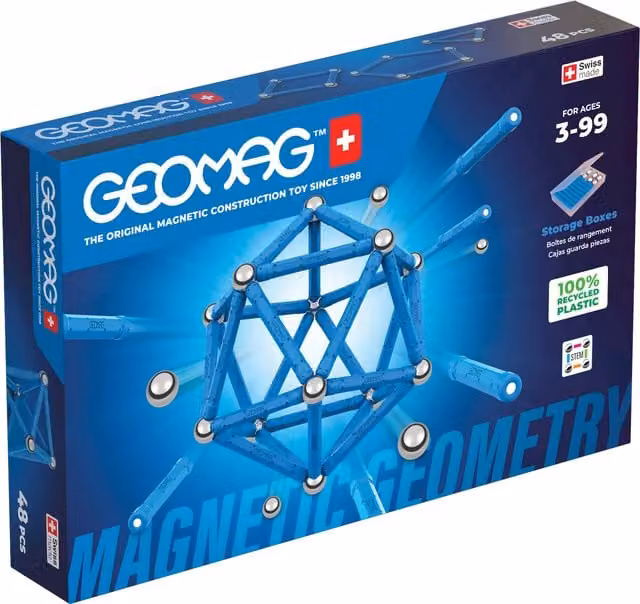 Geomag Rods and Balls Connecting Set in Multicolour, Green and Blue