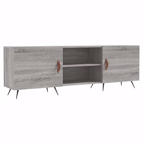 vidaXL TV Cabinet in Grey Sonoma, W/D/H: 150 x 30 x 50 cm – 1