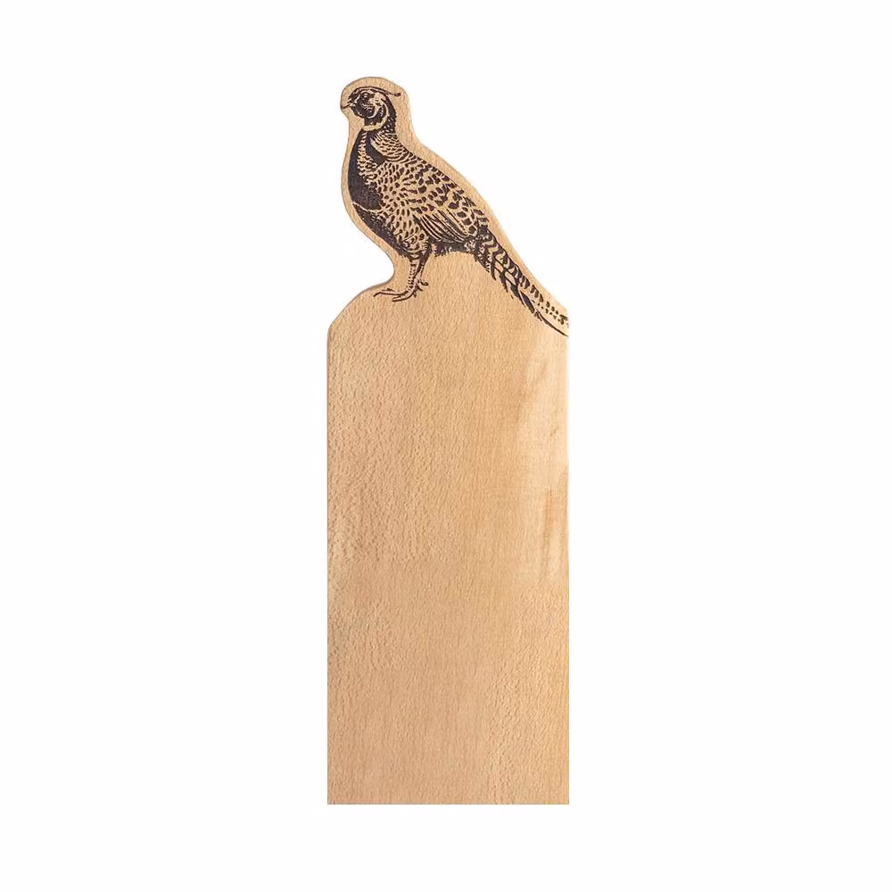 Selbrae House Pheasant Framed Beech Serving Board in Natural Brown – 2