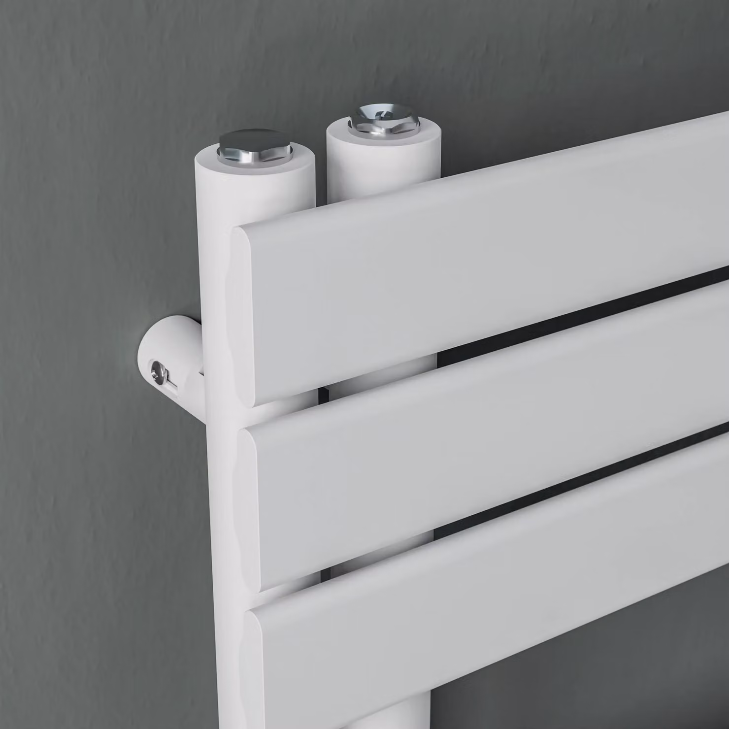 Agadon Lola Open Electric Designer Towel Radiator in White, W: 120 cm, H: 60 cm – 3