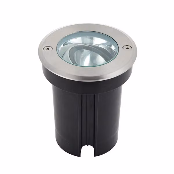 Netlighting Hoxton Integrated LED 1 Light Outdoor Recessed Ground Light in Grey Brushed Stainless Steel and Glass IP67 – 2