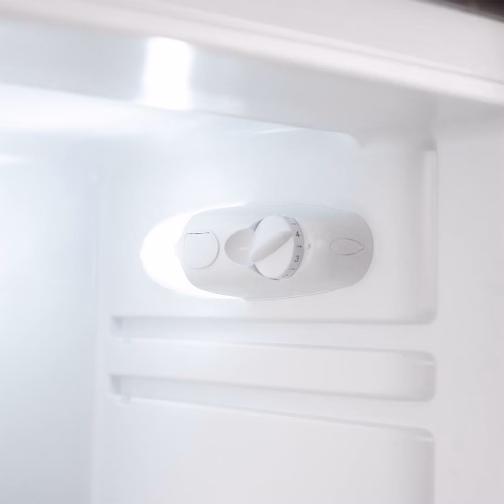 Willow 126L Under Counter Small Fridge in Silver, Width: 55 cm, Depth: 39 cm, Height: 84.5 cm – 2