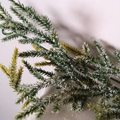 Samuel Alexander 160cm Green Frosted Spruce Christmas Garland with Pinecones – 6