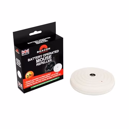 Beacon Battery Operated Ultrasound Mouse Repeller in Grey