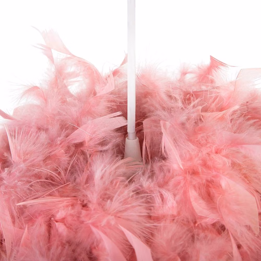 Wyld and Coco Pink Feather Pendant Lamp – 2