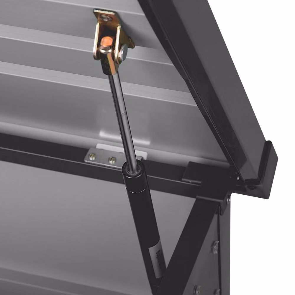 Wyld and Coco 600L Galvanised Steel Outdoor Storage Box in Grey – 6