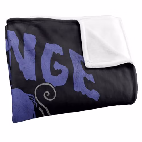 Warner Bros. Beetlejuice Strange and Unusual Super Soft Silky Touch Fleece Throw Blanket, Multicolour, W: 152.4 cm x D: 127.0 cm – 2