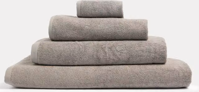 M&S Ultra Dry Fluffy Pure Cotton Towel in Silver Grey