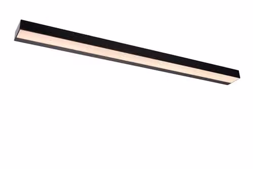 Lucide Netlighting Modern LED Wall Light for Bathroom, Black, 13W, 2700K, IP44 – 1