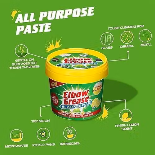 Elbow Grease All Purpose Cleaning Paste, Lemon Fresh, 350g – 2