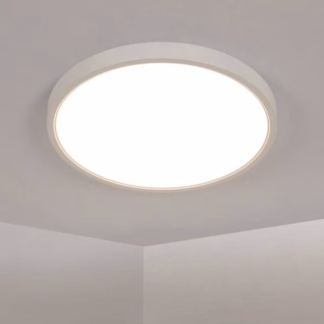COMELY Round LED Ceiling Light, 36W, 5000K Cool White, White