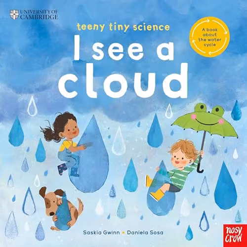 Nosy Crow Teeny Tiny Science I See a Cloud Multicolour Paper Book about the Water Cycle