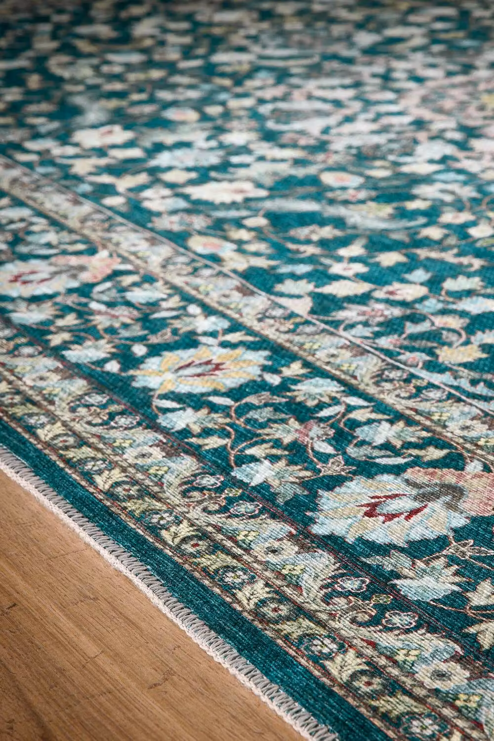 Origin s Washable Windsor Emerald Chenille Oriental Rug, Green, W: 67 cm x L: 200 cm – 3