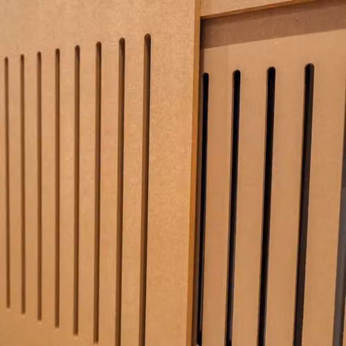 Airwave Adjustable Vertical Line Style Radiator Cover in Unpainted MDF – 3