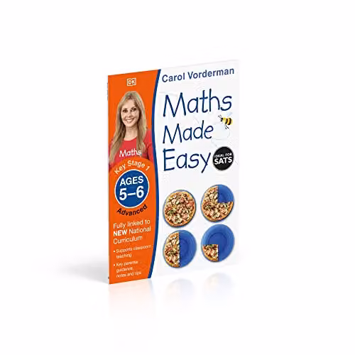 DK Maths Made Easy Advanced Ages 5-6 Key Stage 1 Maths Exercise Book Multicolour – 3