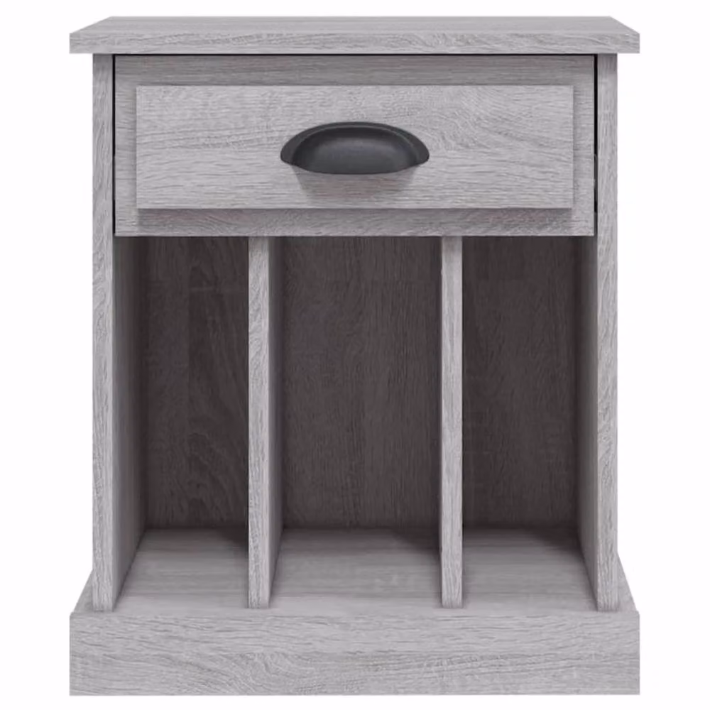 Berkfield Home Elegant Bedside Cabinets, 2 Piece Set, Grey Sonoma, W: 43 cm, D: 36 cm, H: 50 cm – 3