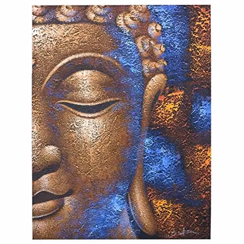 Beespoke Gifts Buddha Painting in Gold and Brown – 1