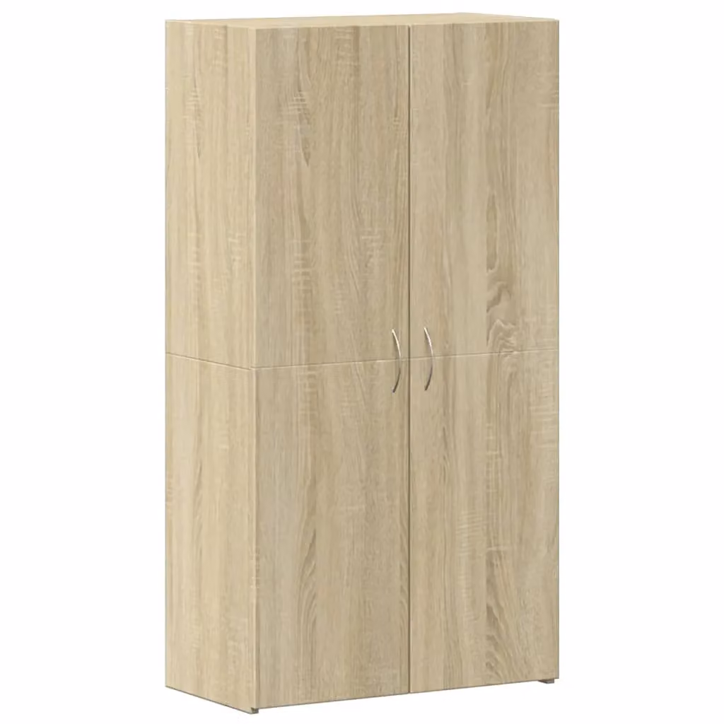 Berkfield Home Sonoma Oak File Cabinet in Brown, W/D/H: 60 x 32 x 115 cm – 2