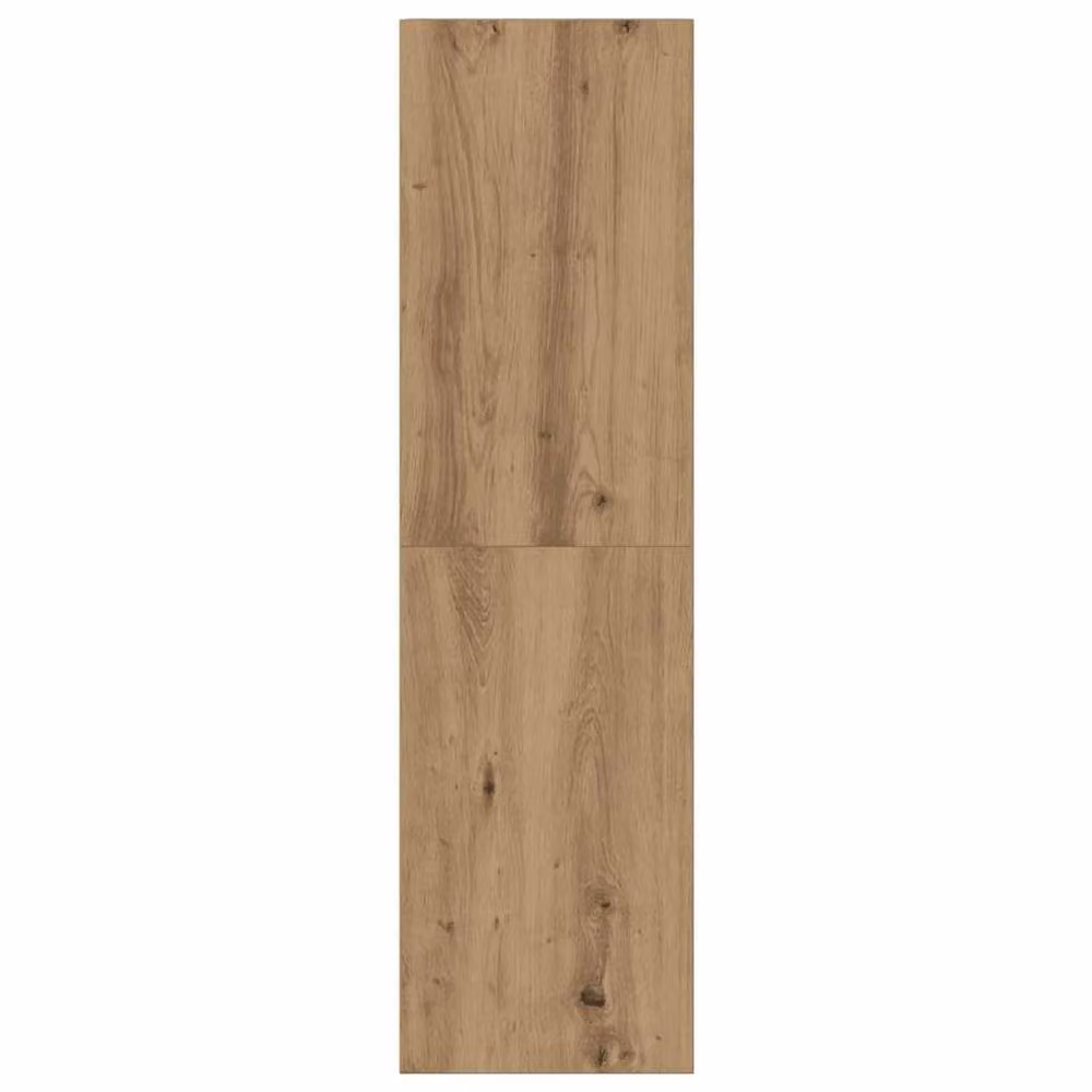 Berkfield Home Artisan Oak Wall Mounted TV Cabinets, 3 Piece Set in Brown Matt Engineered Wood – 3