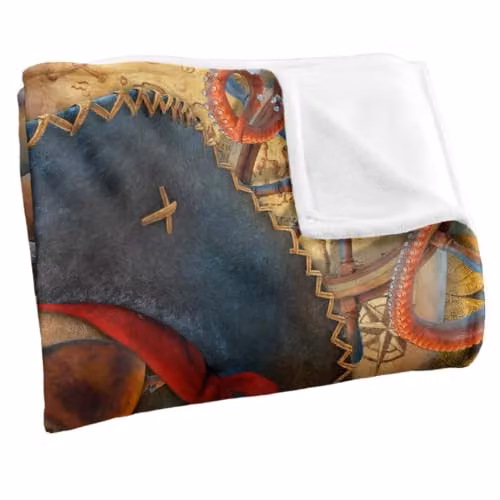 JQ Licensing Pirates Rule Silky Touch Super Soft Fleece Throw Blanket, Multicolour, W: 91 cm, D: 147 cm – 2