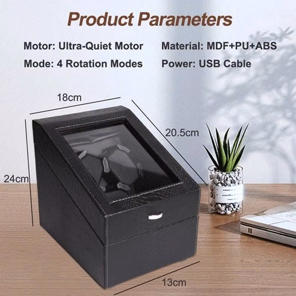 Kelvenix 3 Slot Rotating Display Case and Storage Organiser in Black, W: 50 cm, H: 24 cm – 4