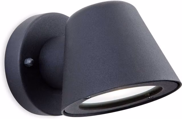 Firstlight Elan LED 1 Light Outdoor Wall Light, Black, IP44