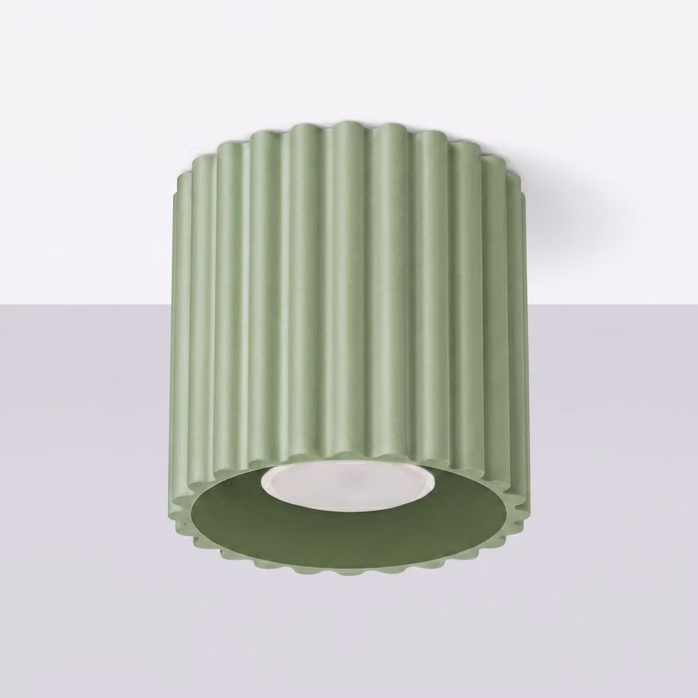 Sollux Lighting minimalist cube ceiling lamp in green, W/D/H: 10 x 10 x 10 cm – 2
