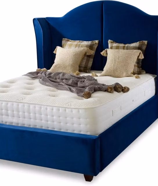 The Shire Bed Company Ilkley White Pocket Tufted Mattress, Super King, W: 200 cm x D: 200 cm
