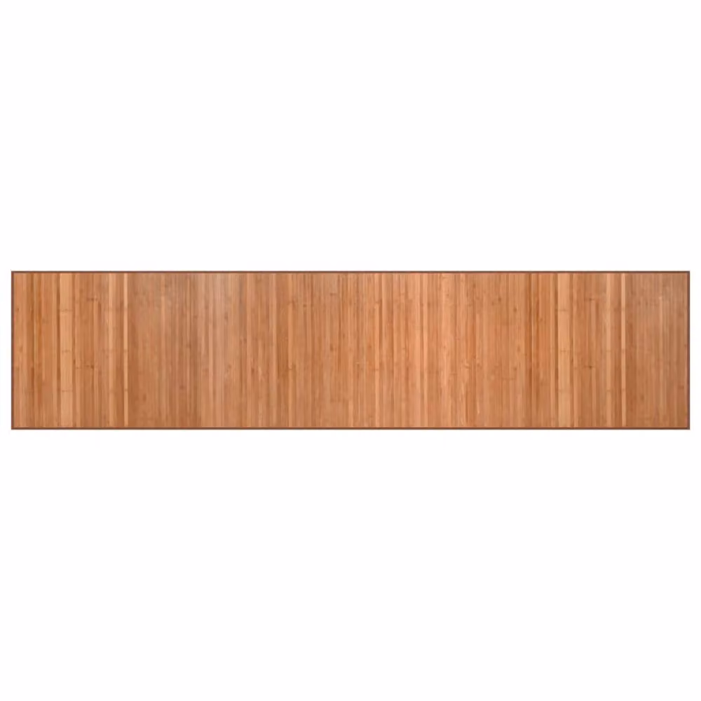 Berkfield Home Rectangular Bamboo Rug in Brown, W: 70 cm, L: 300 cm – 2