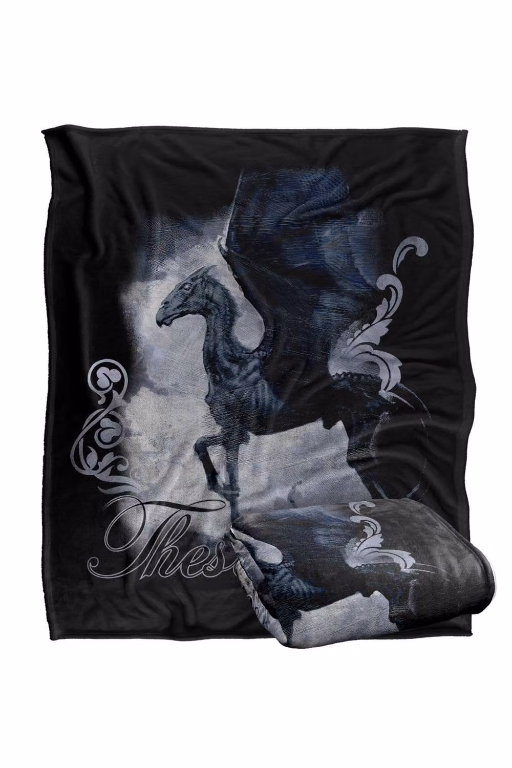 LOGOVISION Harry Potter Thestral Painting Super Soft Fleece Throw Blanket, Multicolour, W: 91.44 cm, L: 147 cm – 7