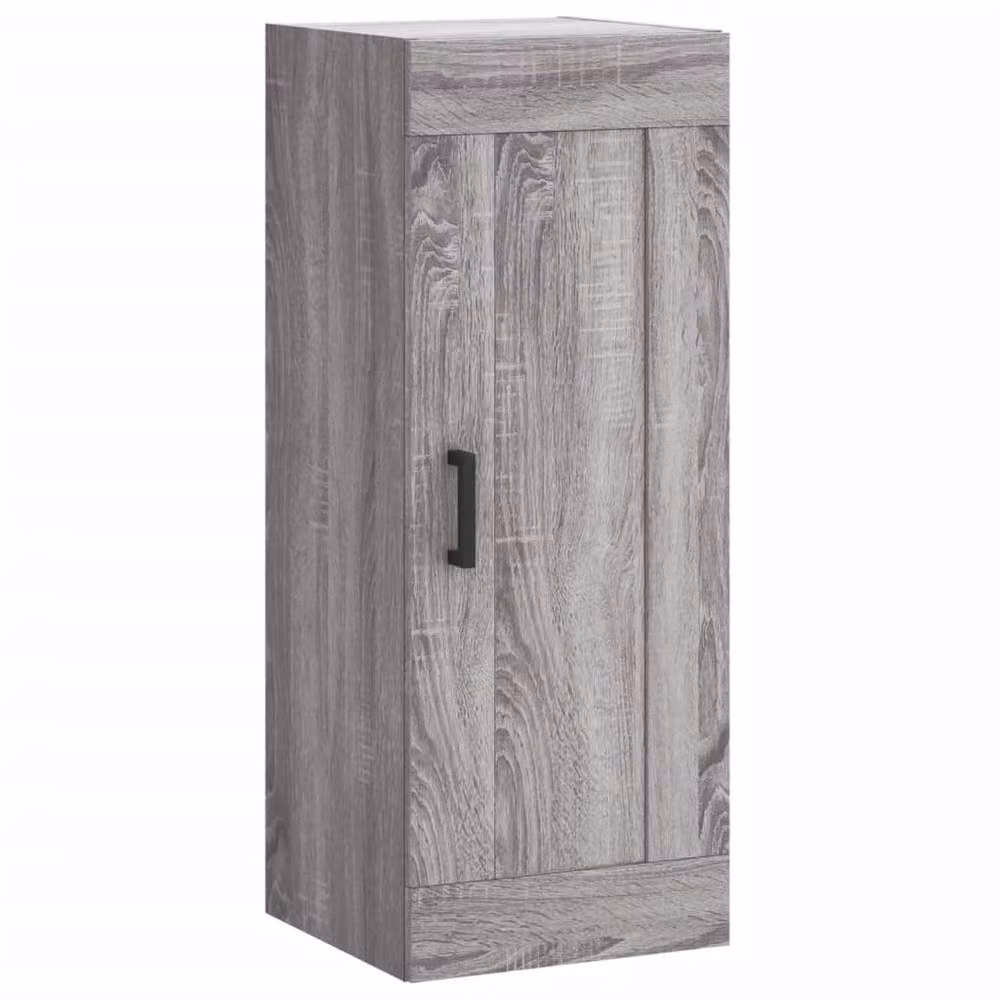 Berkfield Home Wall Mounted Cabinet in Grey, W/D/H: 34.5 x 34 x 90 cm – 2