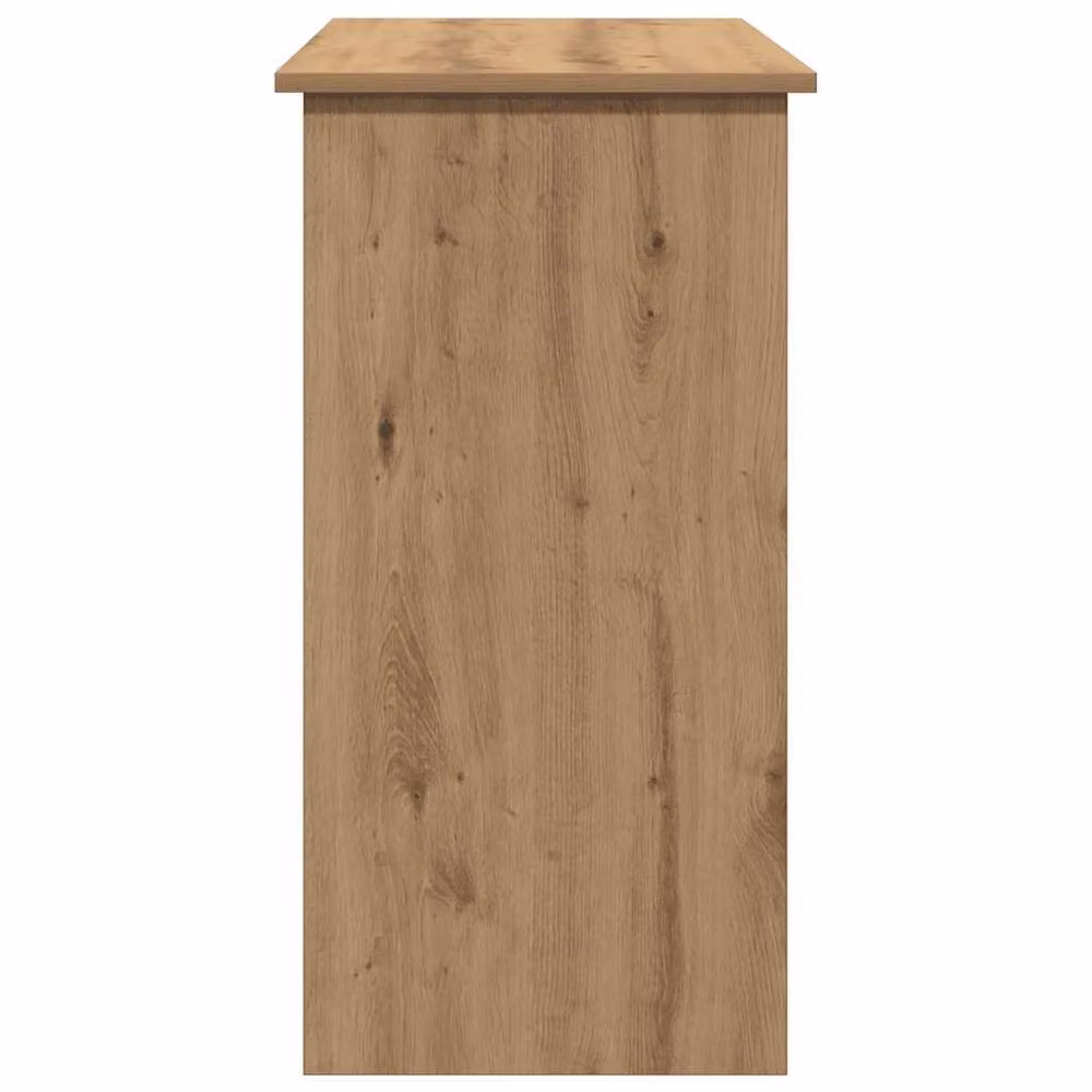Berkfield Home Artisan Oak Writing Desk in Brown, W/D/H: 80 x 40 x 75 cm – 4