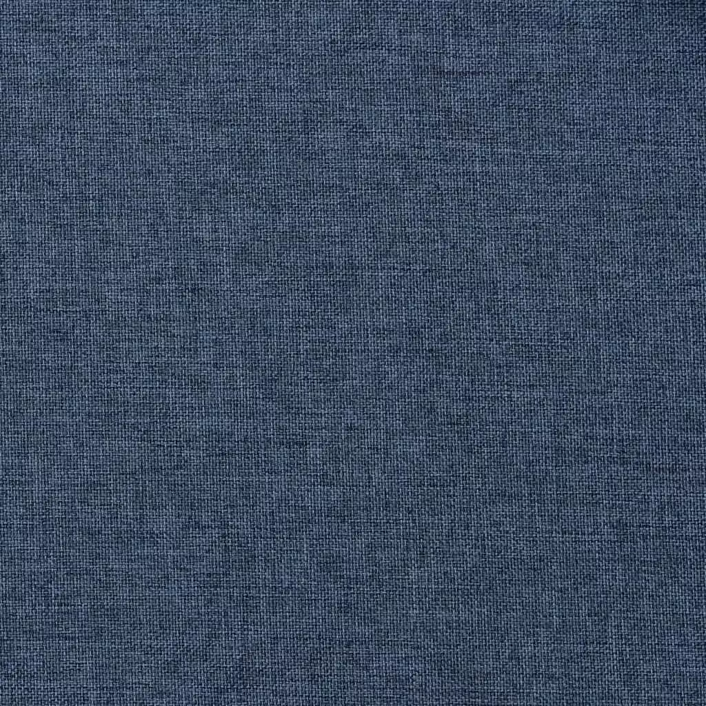 Berkfield Linen-Look Blackout Curtains with Eyelets, 2 Pack, Blue, W: 140 cm, H: 245 cm – 4