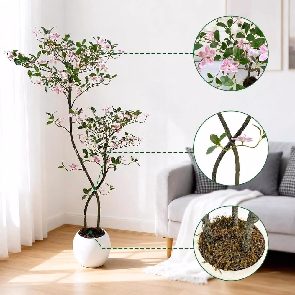 Havendro Artificial Multicolour Jasmine Plant Faux Tree – 2