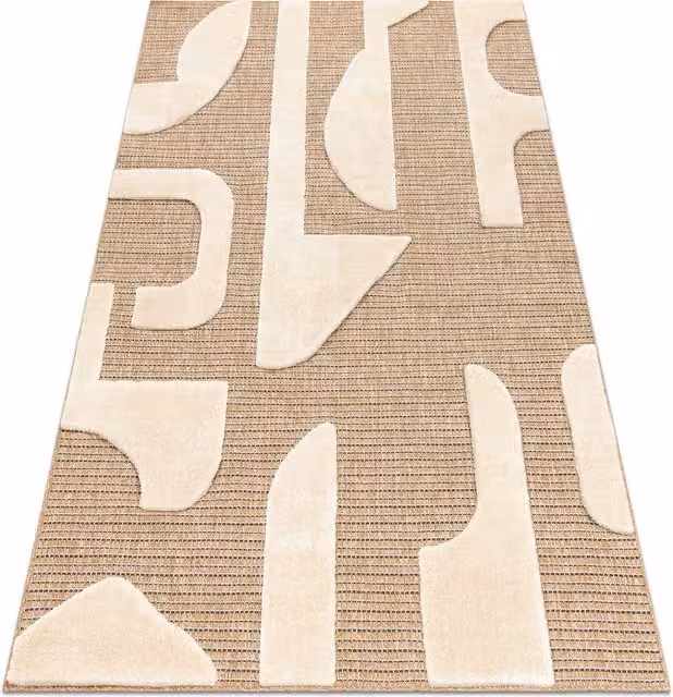 RugsX Spark Geometric Rug in Beige, W 120 cm x D 170 cm – 1