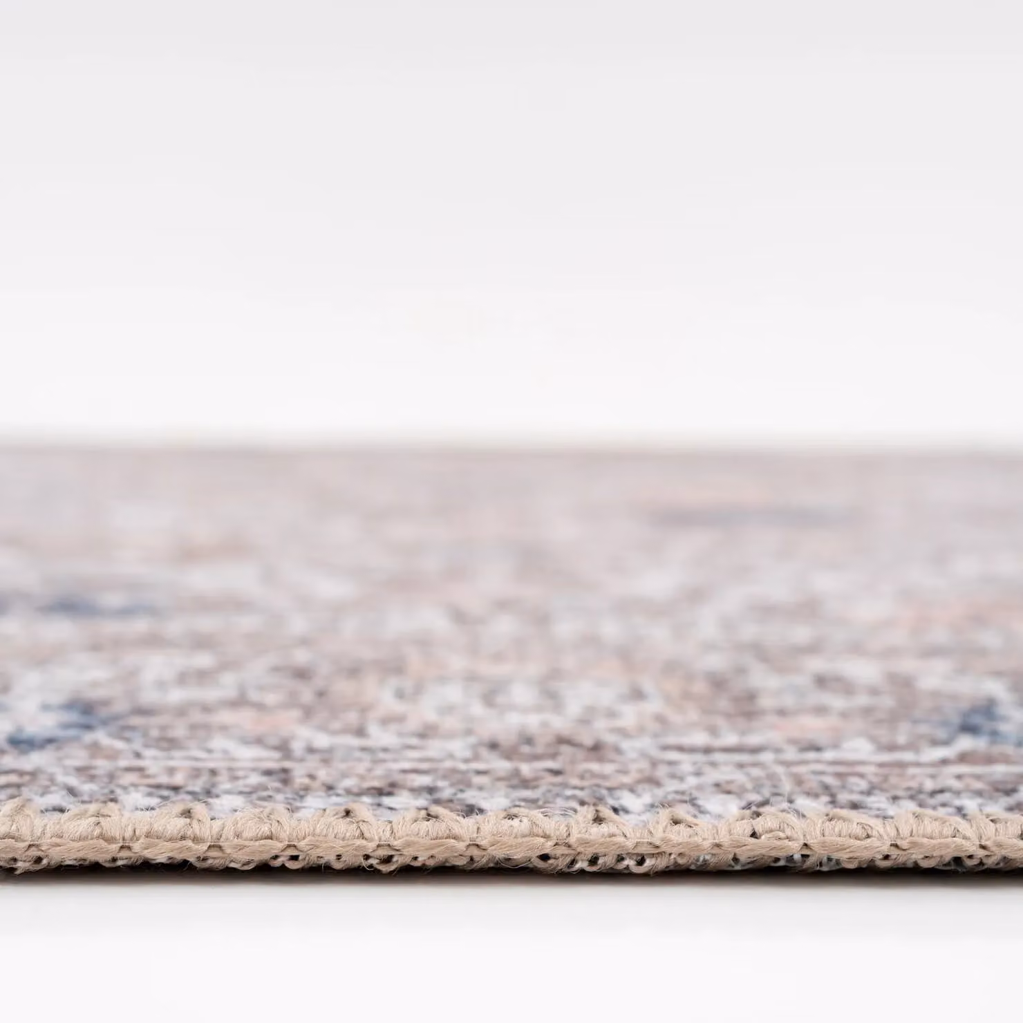 Kukoon Grey Distressed Vintage Extra Large Living Room Area Rug, W: 240 cm, L: 330 cm – 2