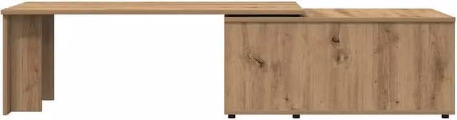 Berkfield Home Artisan Oak Coffee Table in Brown, W: 150 cm, D: 50 cm, H: 35 cm – 1