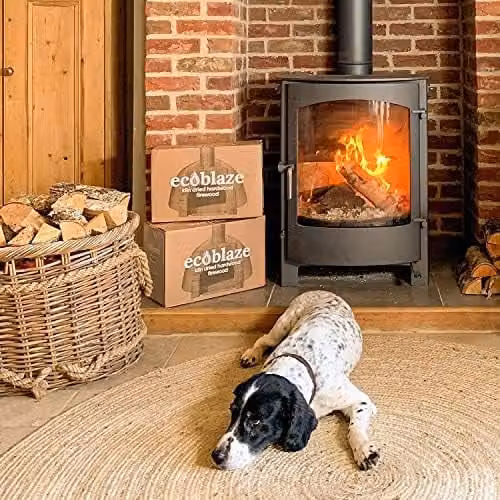 Ecoblaze Kiln Dried Oak Firewood Crate, 1200 Litres of Premium Hardwood Logs – 3