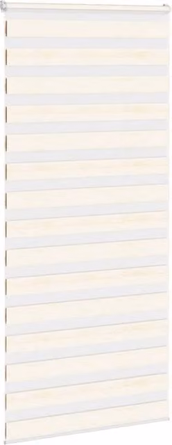 Berkfield Home Elegant Zebra Blind in Marble Beige, W: 105 cm, H: 200 cm
