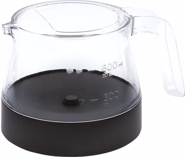 La Cafetiere Seattle Pour Over Coffee Dripper Jug, 600 ml, Black and Transparent