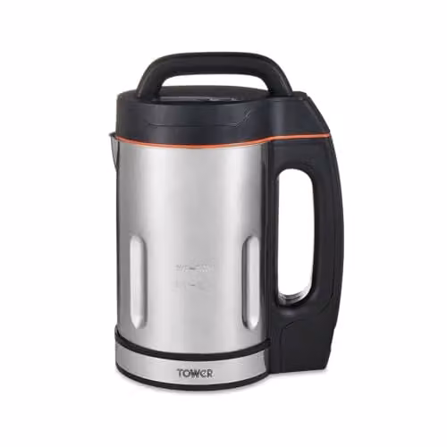 Tower T12031 Soup and Smoothie Maker with Intelligent Control System, 1000W, 1.6 l, Silver Stainless Steel