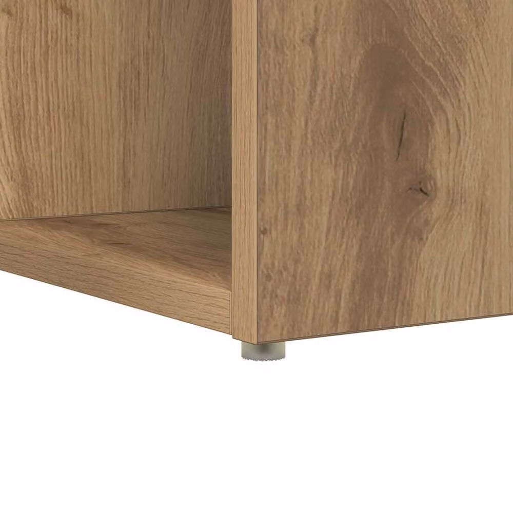 Berkfield Home Artisan Oak Writing Desk in Brown – 7
