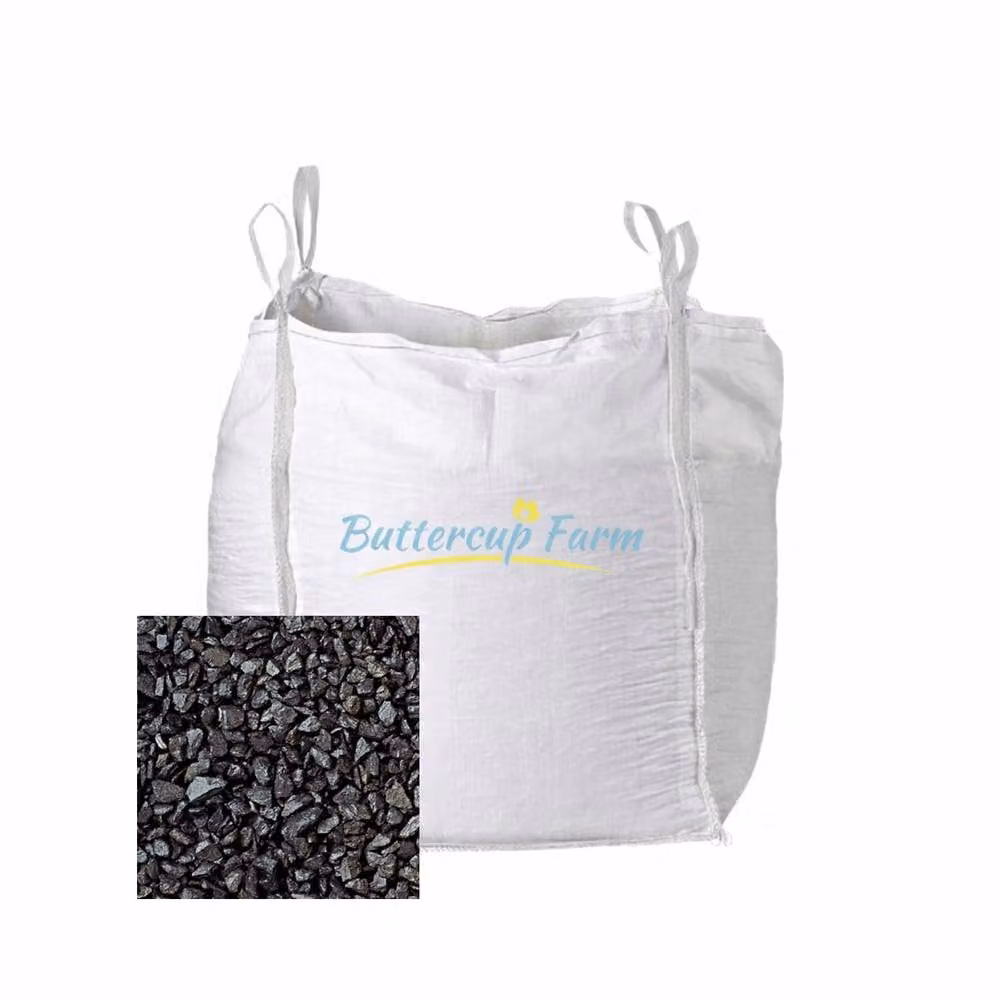 Buttercup Farm Charcoal Black Stone Chippings Premium Aggregate Gravel Bulk Bag 850 kg – 2
