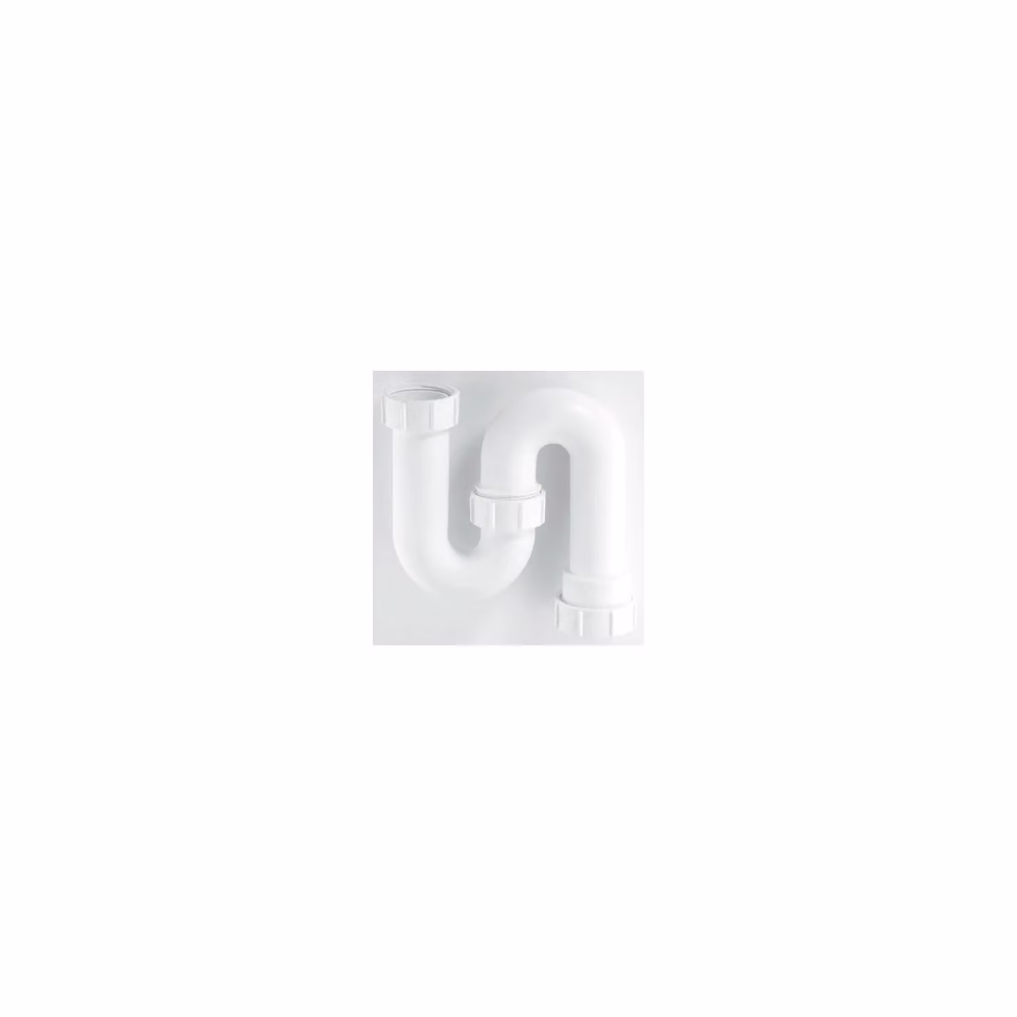 McAlpine SD10 1.5 inch 75mm White Plastic Tubular Swivel S Trap – 2