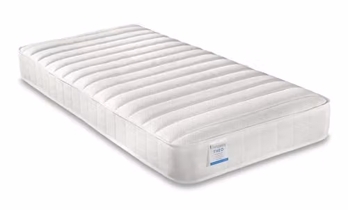 Bedmaster Enzo Wooden 3 Drawer Bookcase Bed with Pocket Sprung Mattress, Single, White or Grey – 3