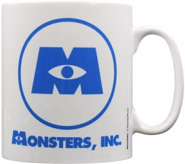 Disney Ceramic Logo Mug in White, 325 ml